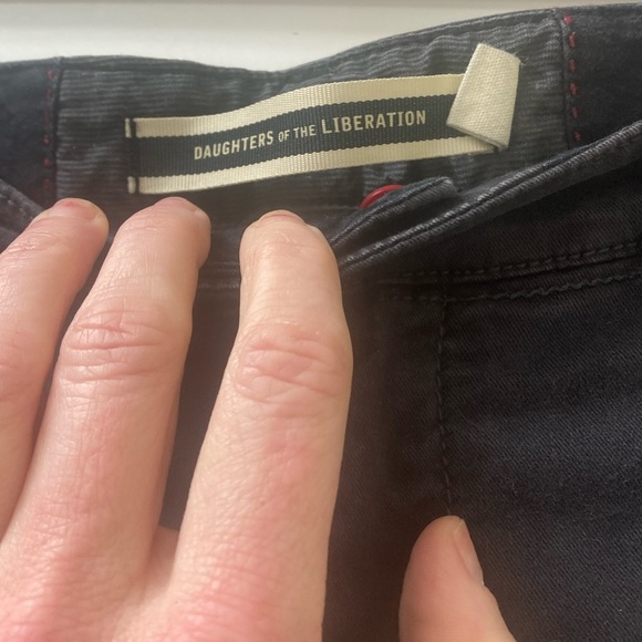 Anthropologie Daughters of the Liberation Pants Size 26 - Picture 11 of 13
